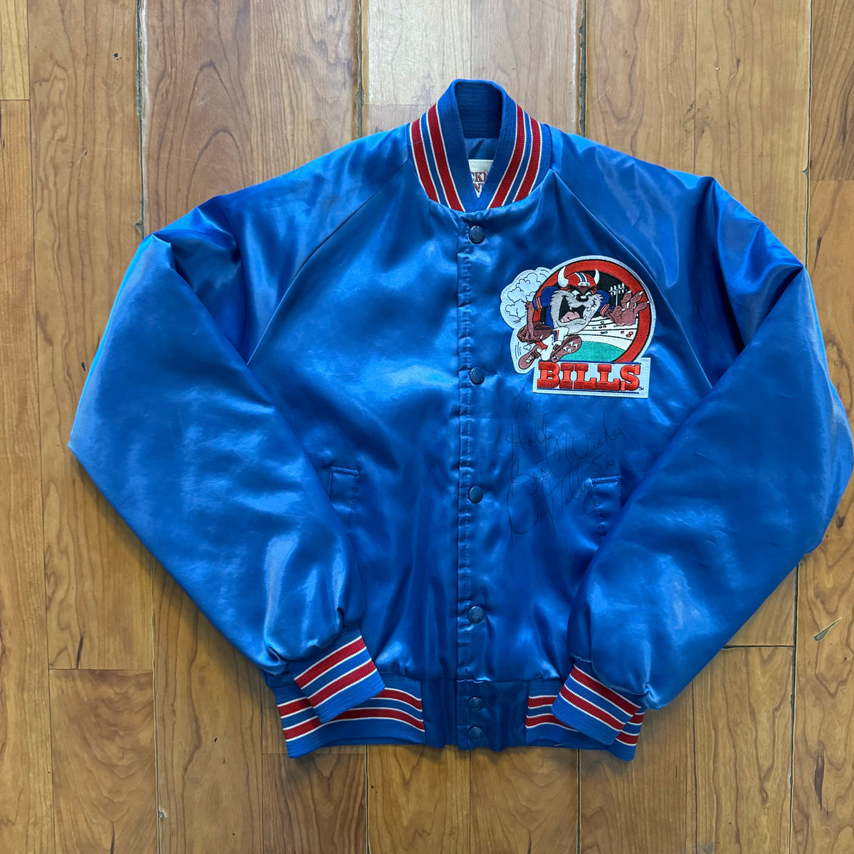 Vintage Buffalo Bills Taz Satin Jacket Size Youth XL – My Cuzin