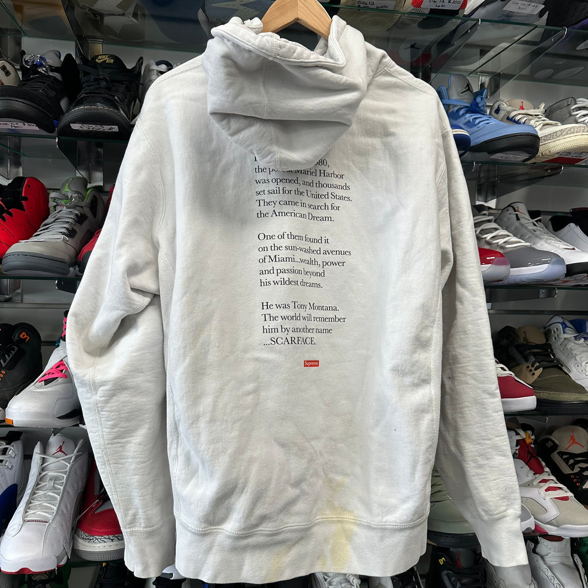 Supreme Scarface Hoodie Size XL – My Cuzin Vintage