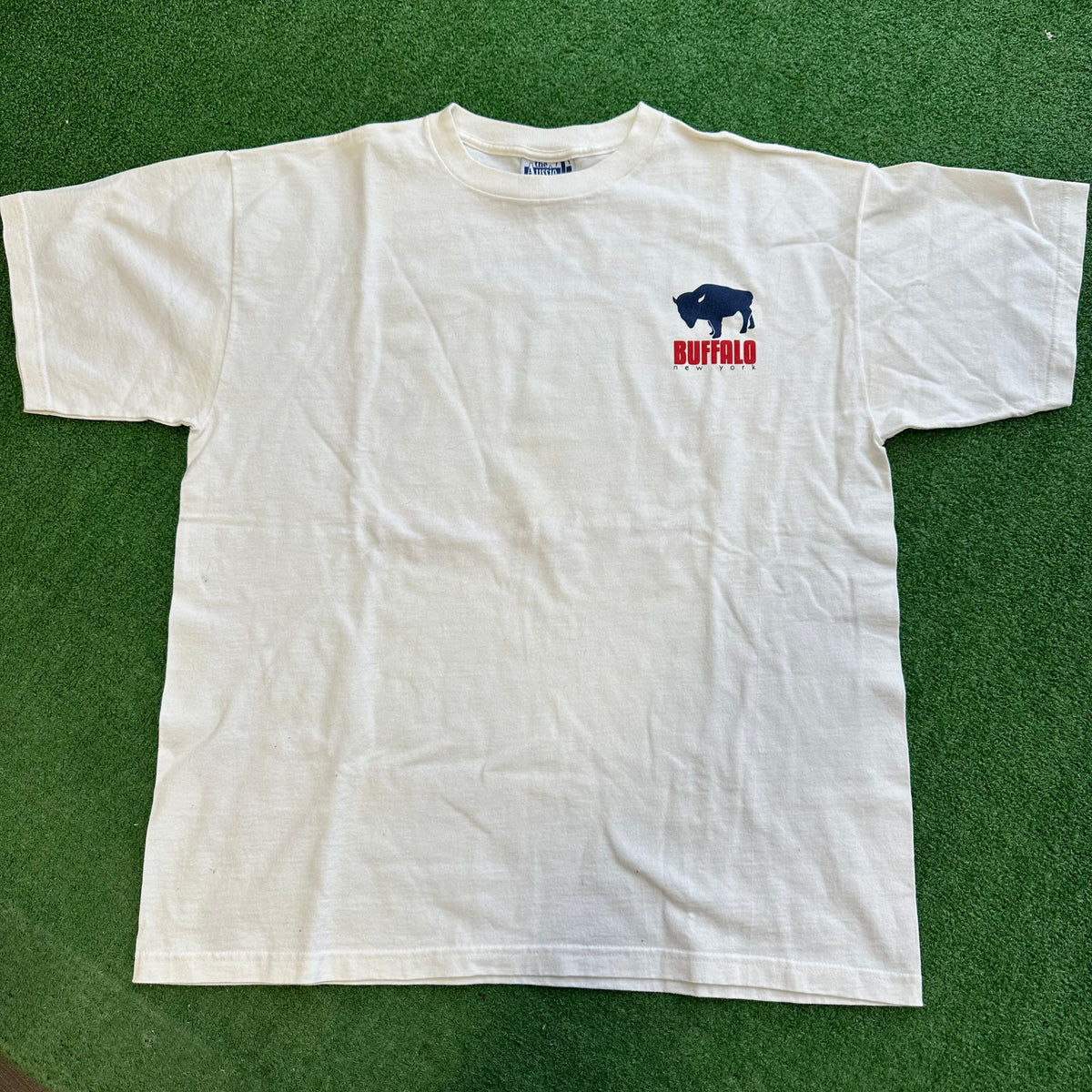セール!!◆◆Bode 'Buffalo New York' コットンTシャツ A39C0B8F-9655-4B2C-8566-