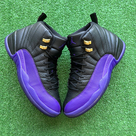 Jordan Field Purple 12s Size 10