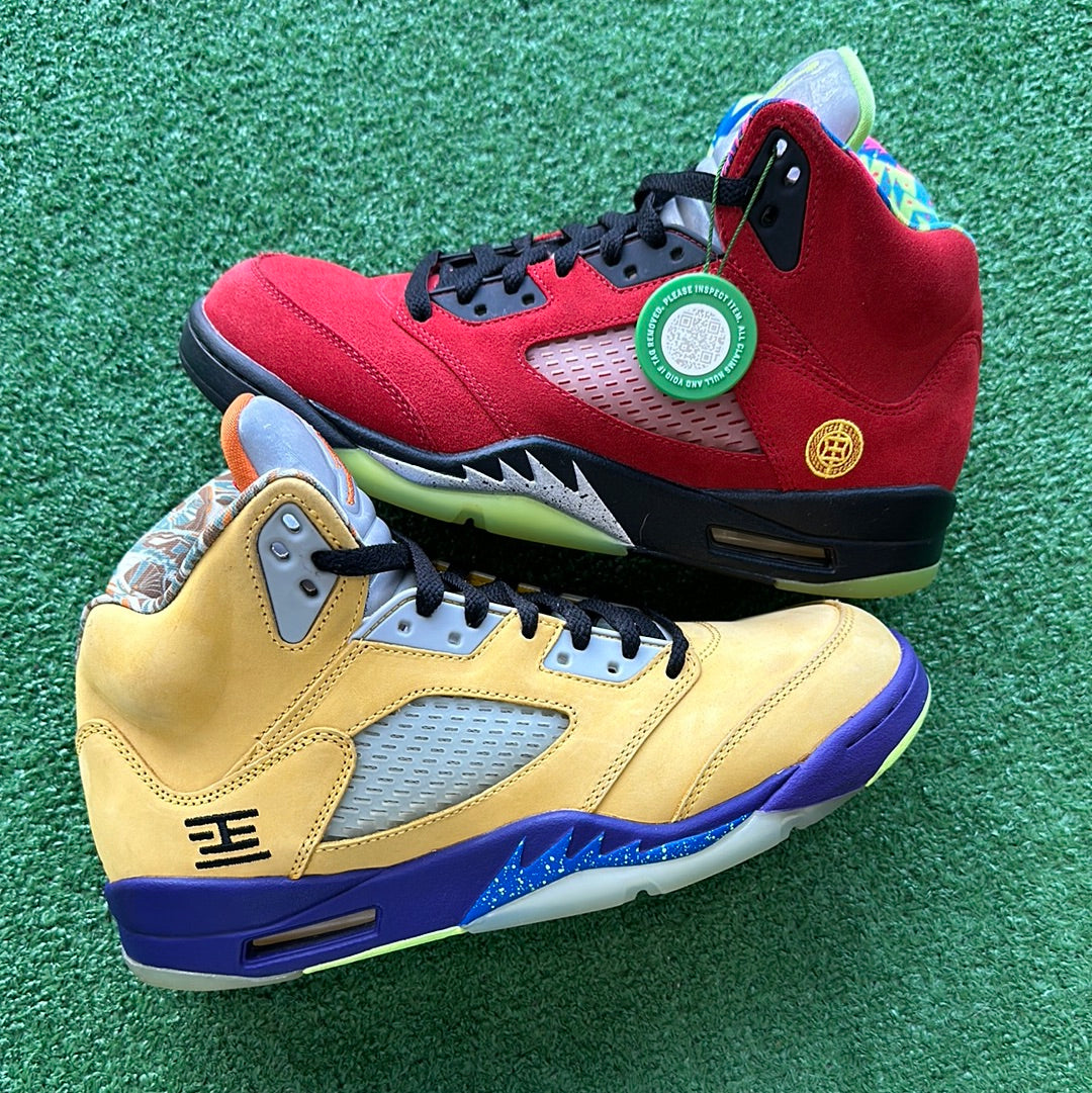 Shoes Yellow And Red 5s Jordans MENS NIKE AIR JORDAN RETRO SE