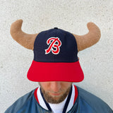 Vintage Buffalo Bisons Horns Snapback Hat