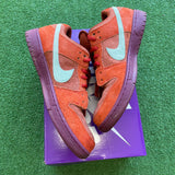 Nike Mystic Red Rosewood SB Low Dunks Size 12