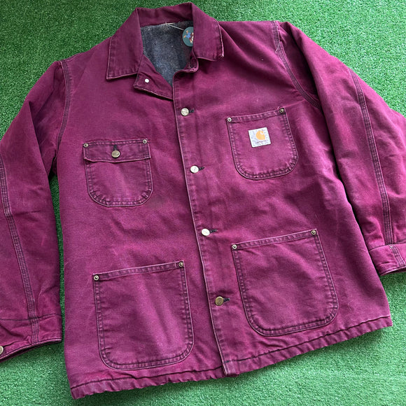 Vintage Carhartt Chore Jacket Size L/XL