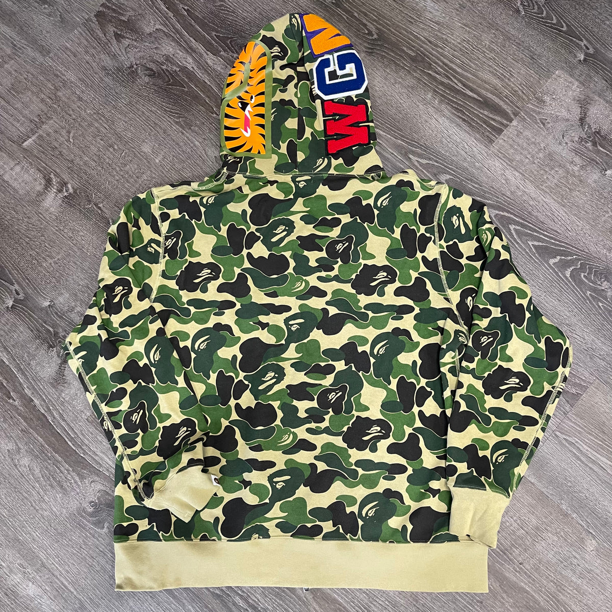 Bape Shark Face Zip Up Hoodie Size 3XL – My Cuzin Vintage