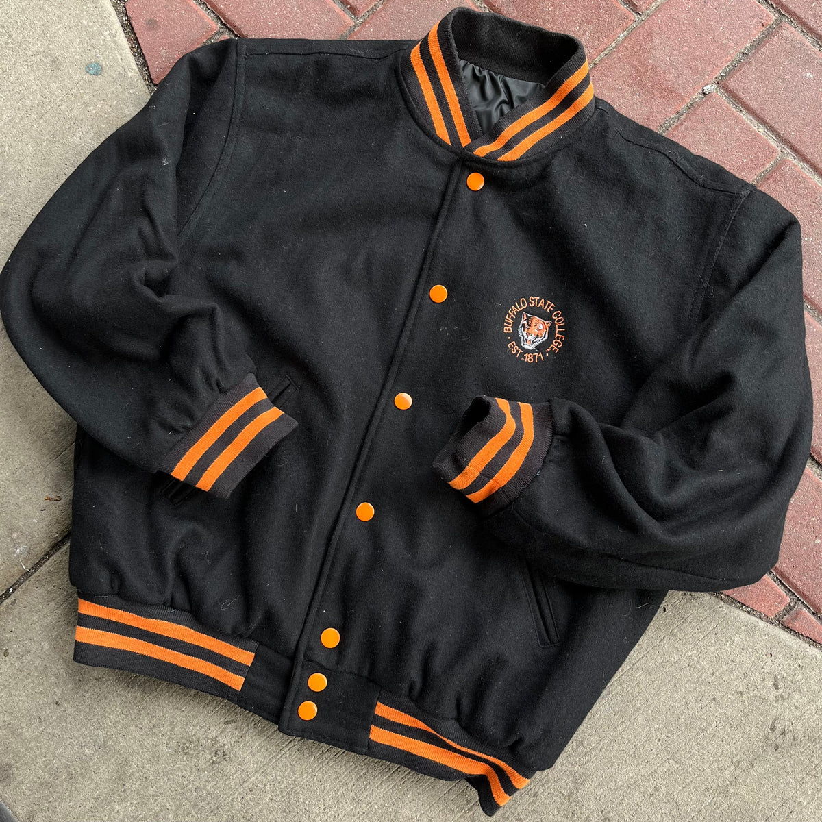 Vintage Buffalo State Varsity Jacket Size L – My Cuzin Vintage