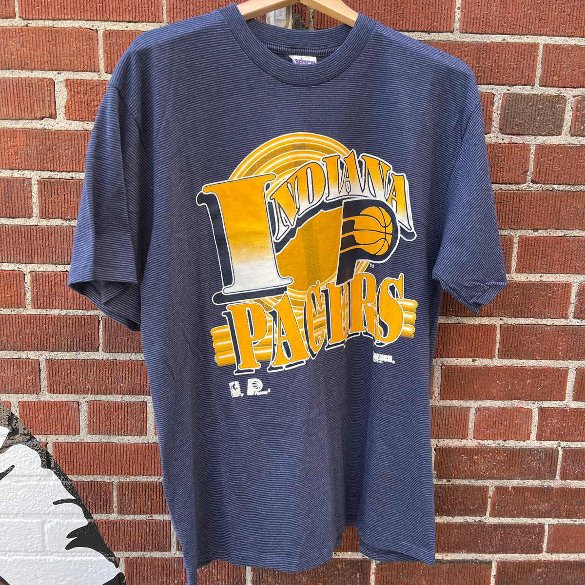 Vintage Indiana Pacers T Shirt Size Medium Quality Embroidered 