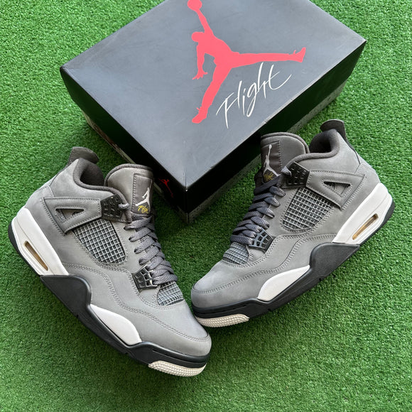 Jordan Cool Grey 4s Size 10