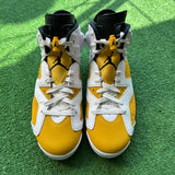 Jordan Yellow Ochre 6s Size 9.5