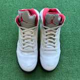 Jordan Fire Red 5s Size 11