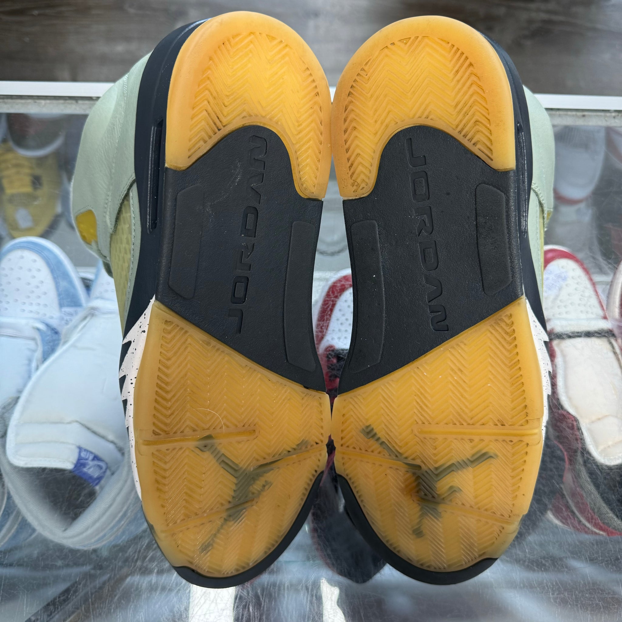 jordan 5 yellow sole
