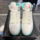 Jordan Light Aqua 5s (Missing Insoles) Size 6.5Y