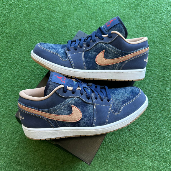 Jordan Denim Low 1s Size 10.5