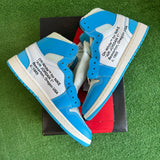 Jordan Off White UNC 1s Size 9.5