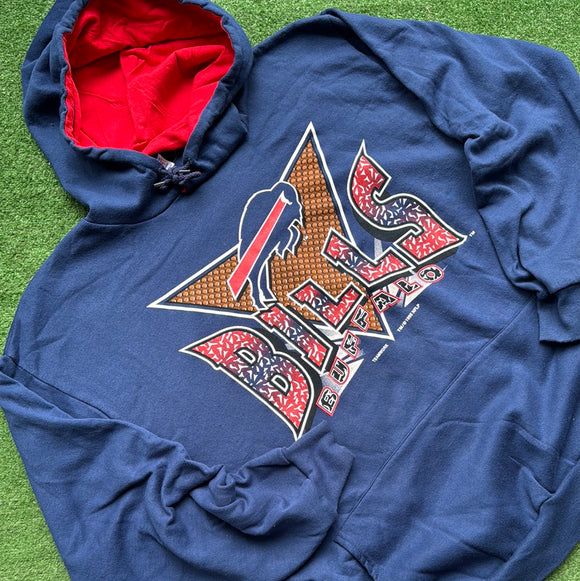 Vintage Buffalo Bills Hoodie Size XXL