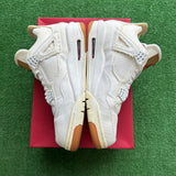 Jordan White Levi 4s Size 10.5