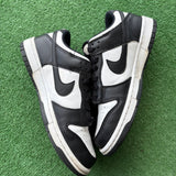 Nike Black White Low Dunk Size 7Y