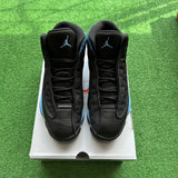 Jordan Black University Blue 13s Size 10