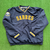 Vintage Buffalo Sabres Windbreaker Jacket Size 2XL