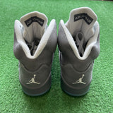 Jordan Wolf Grey 5s Size 9
