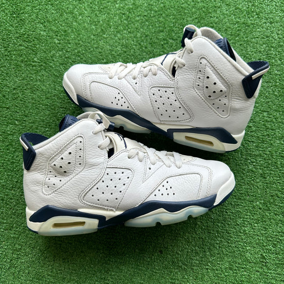 Jordan Midnight Navy 6s Size 7Y