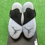 Jordan Black Metallic 5s Size 13