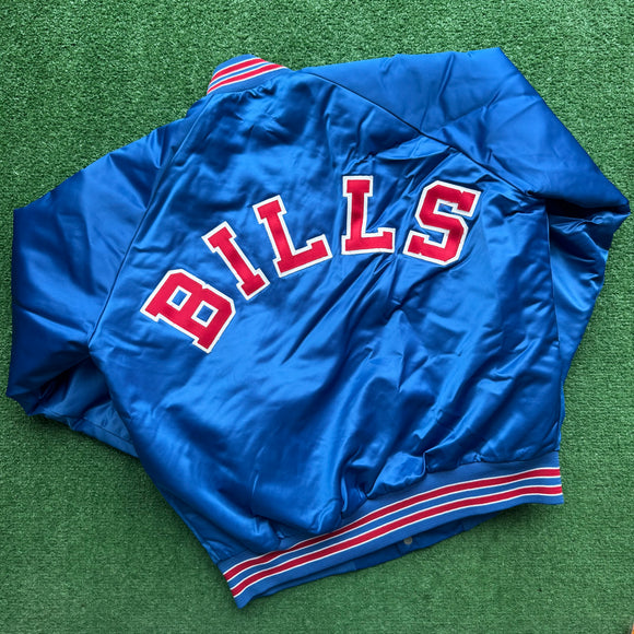 Vintage Buffalo Bills Satin Jacket Size L