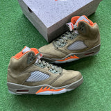 Jordan Olive 5s Size 10