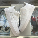 Nike White Low Air Force 1s Size 8.5