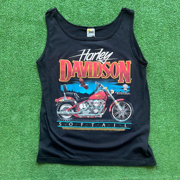 Vintage Harley Davidson Tank Top Size L