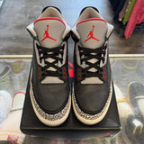 Jordan 2017 Black Cement 3s Size 12