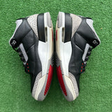 Jordan Black Cement 3s Size 10