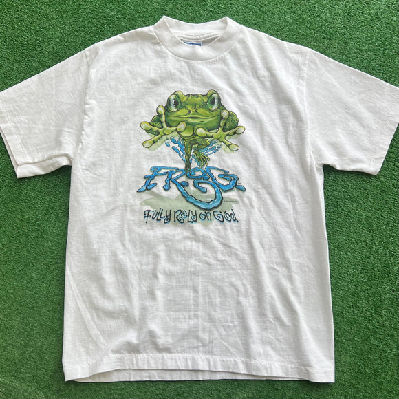 Vintage Frog Tee Size Youth L