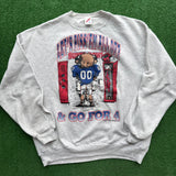 Vintage Buffalo Bills Piss Em All Off Crewneck Size L