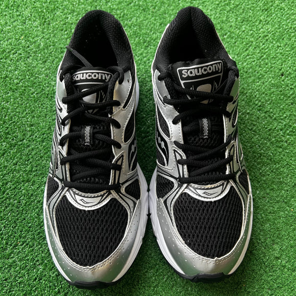 Saucony Black Silver Ride Millennium Size 9.5