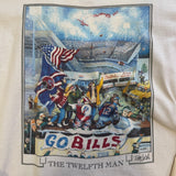 Vintage Buffalo Bills Twelfth Man Long Sleeve Tee Size XL