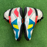 Jordan White Multicolor 8s Size 12