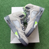 Jordan Green Bean 5s Size 10