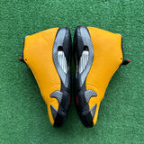 Jordan Yellow Ferrari 14s Size 8