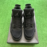 Jordan 2020 Black Cat 4s Size 9.5