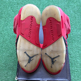 Jordan Red Suede 5s Size 10