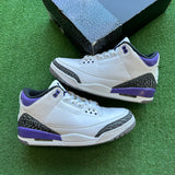 Jordan Dark Iris 3s Size 10
