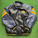 Vintage Buffalo Sabres Leather Jacket Size 2XL