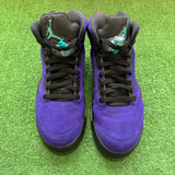 Jordan Alternate Grape 5s Size 9.5