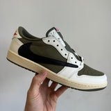 Jordan Travis Scott Medium Olive Low 1s Size 11