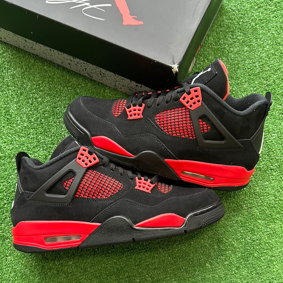 Jordan Red Thunder 4s Size 10.5
