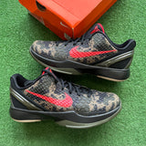 Nike Kobe Italian Camo Protro 6s Size 7Y