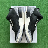 Jordan Off Noir 3s Size 12W/10.5M
