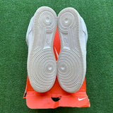 Nike White Low Air Force 1s Size 10.5