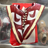 Nike Vintage Team Red Low Dunks Size 10W/8.5M